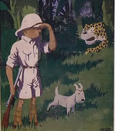 Image de la couverture de Tintin au Congo 1931