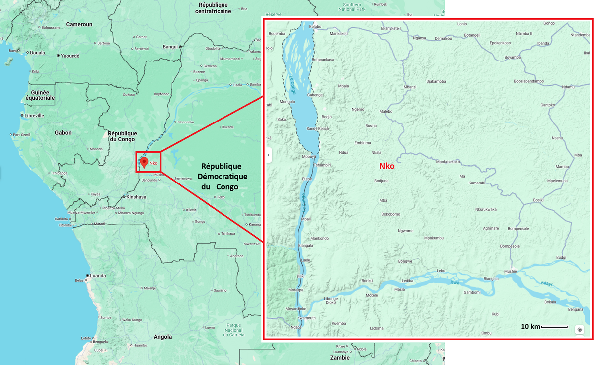 ILocalité de Nko dans le Maï N'Dombé - République Démocratique du Congo (RDC)mage