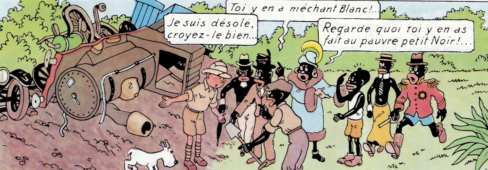Les aventures de « Tintin au Congo », un ouvrage sujet à polémiques